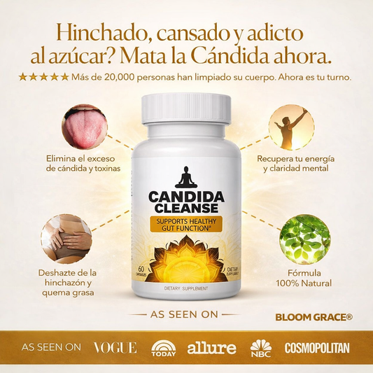 CANDIDA CLEANSE 2X1 - Detox Natural que equilibra tu cuerpo