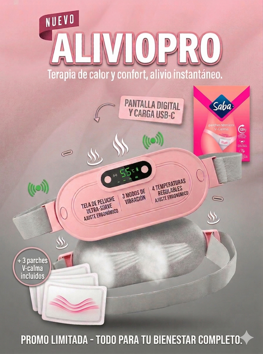 Cinturon electrico para colicos + PARCHES TERMICOS DE REGALO!